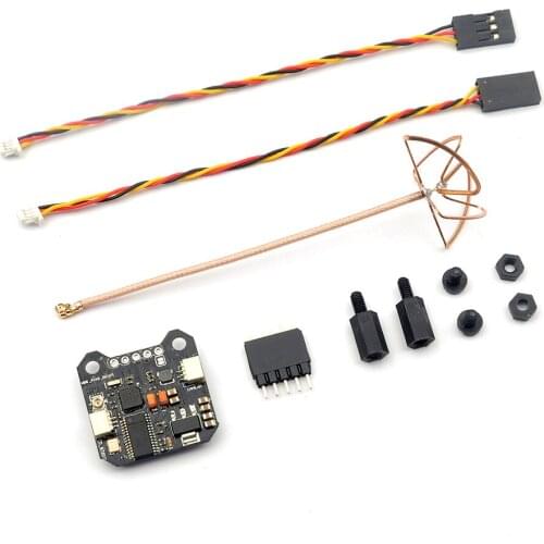 Micro 20x20mm VTX-OSD 40CH 5.8G 25mw-200mw Mini FPV Transmitter Integrated OSD RHCP For PIKO BLX flight control