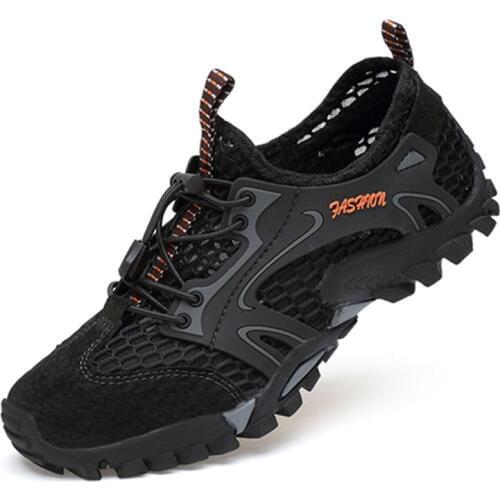 Summer Mens Breathable Outdoor Sports Shoes Smash-proof Puncture Labor Insurance Shoes Mens Training Shoes Safety Boots