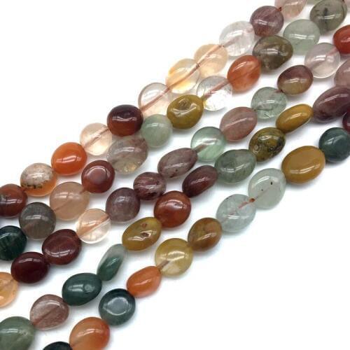 New Bead Colorful Crystal Lapis Stone Beads Chip Nugget 6-10 mm Free Form Shape DIY Jewelry Making Not Glass Not Dyed Color