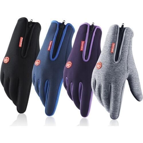 Upgrade Warm Winter Gloves For Men Waterproof Ski Cycling Touch Screen Windproof Nonslip Motorcycle Fishing Sports Women Gloves