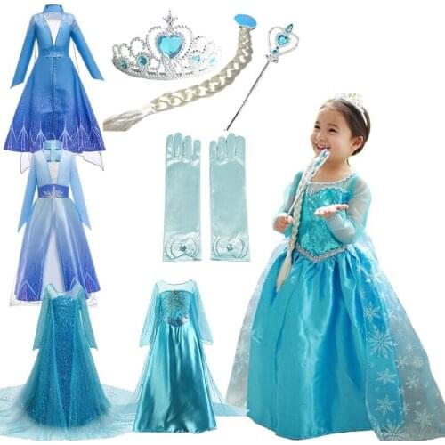 Halloween Clothes For Kids Halloween Cosplay Princess Role Frocks Princess Carnival Vestidos For Little Girls Party Dresses