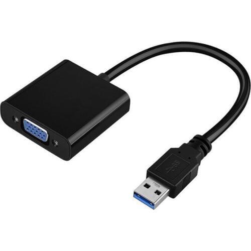 Premium USB 3.0 to VGA Adapter Converter, Full HD External Video Card Multi Monitor Adapter USB to VGA Adapter Converter Support