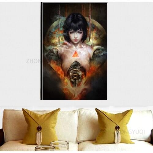 Ghost In The Shell And Japan Police Poster And Prints Canvas Art Paintings Wall Pictures For Decoration