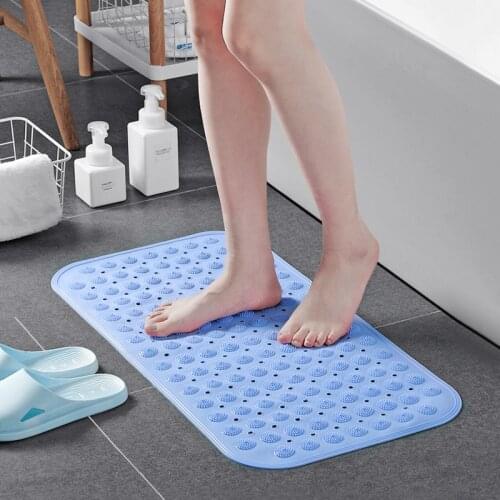 Rectangular Non-slip Mat Household Bathroom Floor Mats Shower Room Bath Water-Proof Drop-Proof Suction Cup Floor Mats Bath Mat