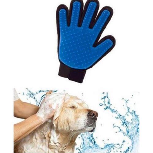 Silicone Dog Pet brush Glove Deshedding Gentle Efficient Pet Grooming Glove Dog Bath Cat cleaning Supplies Pet Glove Dog combs