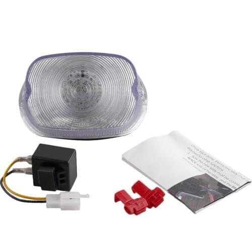 For Harley Motorcycle Integrated LED Rear Brake Stop Tail Light Turn Signals Lamp Taillight Blinker Assembly