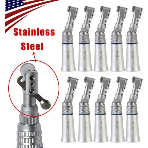 1-10PCS NSK Style Dental Low Slow Speed Handpiece Contra Angle Latch Standard Type 1:1