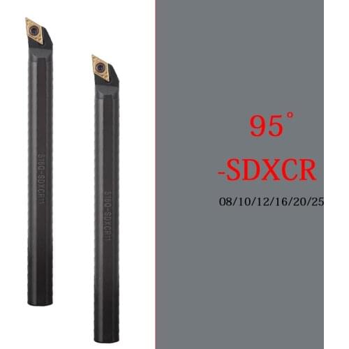 1PCS S08K S10K S12M S16Q S20R S25S SDXCR07 SDXCL07 SDXCR11 SDXCL11 SDXCR CNC Carbide Inserts Lathe Internal Turning Tool Holder