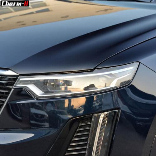 2PCS Car Headlight Self Healing Protective Film Transparent TPU Decal Sticker for Cadillac CT6 XT4 XT5 XT6 XTS ATS Accessories