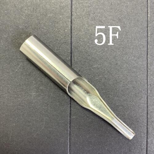 50 pcs Stainless Steel Tattoo Tips Set Tattoo Nozzle Tips Needles -5F