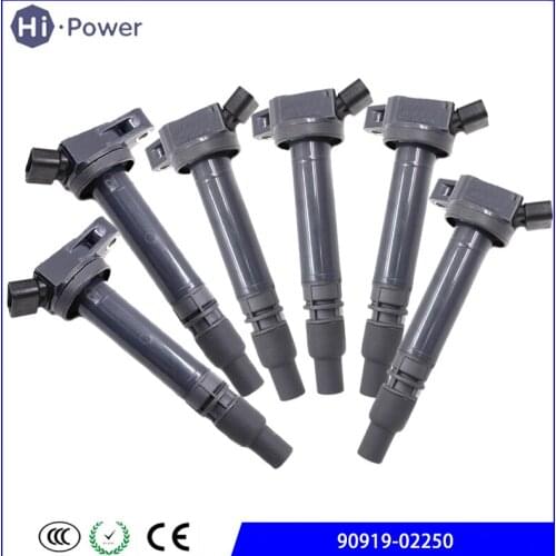 90919 02250 90919-02250 90919-A2005 C1596 UF-507 Ignition Coil For 08-10 Toyota Land Cruiser Sequoia Tundra Lexus 5.7 9091902250