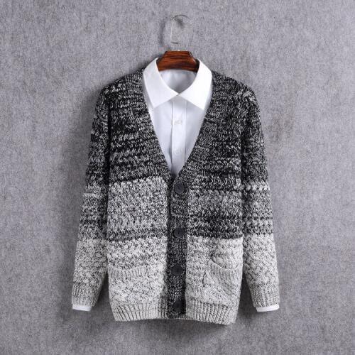 ASTFSC Mens Wool Cardigans