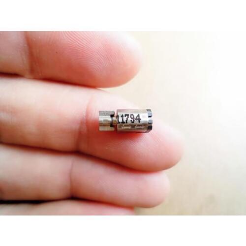 Free Shipping 5pcs DC1.5V 4mm Miniature Rotor Vibration Motor Eccentric Wheel Strong Vibration Dynamic Circle use for phone/DIY