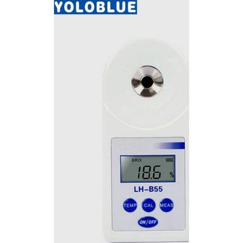 LH-B55 Brix meter Measuring sugar meter concentration refractometer digital Portable electronic refractometer