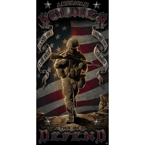 JMINE Div 5D Military American Flag Army soldier Full Diamond Painting cross stitch kits art Scenic 3D paint by diamonds