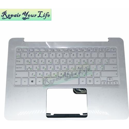 Laptop keyboard for ASUS UX305 UX305UA UX305FA UA Ukrainian PK1319Y620S NSK-WB40V 90NB0AA2 R32UA0 white with C cover palmrest