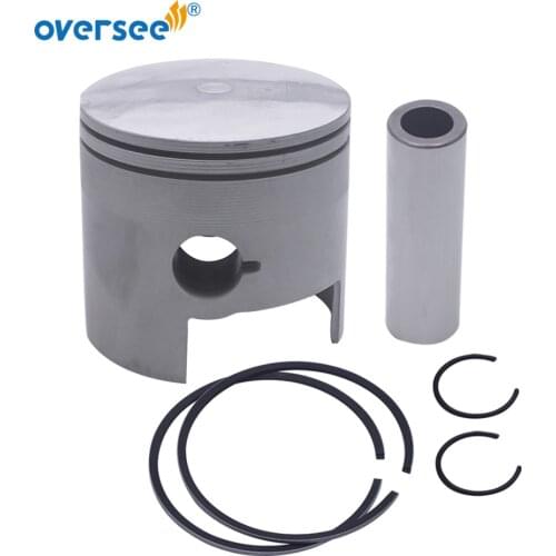 688-11636 Piston Kit 688-11605 Piston Ring +050 For Yamaha Outboard Motor 2T 75HP 85HP 90HP Parsun T85 Oversize 050