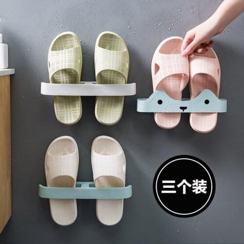 Creative household daily necessities, practical daily life, nail-free wall-mounted shoe rack, shoe storage