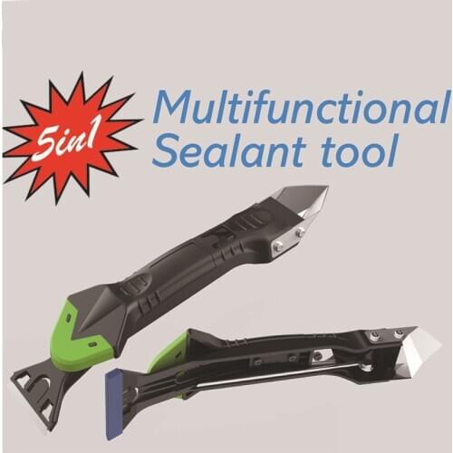 Creative 5 In1 Silicone Remover Caulk Finisher Sealant Smooth Scraper Grout Kit Tools Kitchen Gadgets and Accessories TDH