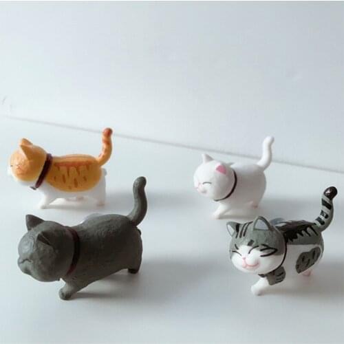 Cute Kitty Fridge Magnet Paste Warm Series 3D Cat Magnetic Paste Home Decor Creative Gift Animal Refrigerator Stickers Lucky Box