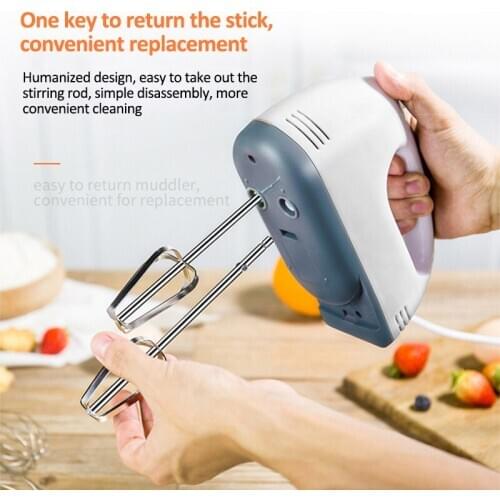 220V 120W EU/US/UK Multifunctional Eggbeater Stainless Steel Handheld Mixer Egg Egg Electric Whisk Too Kitchen Baking Supplies