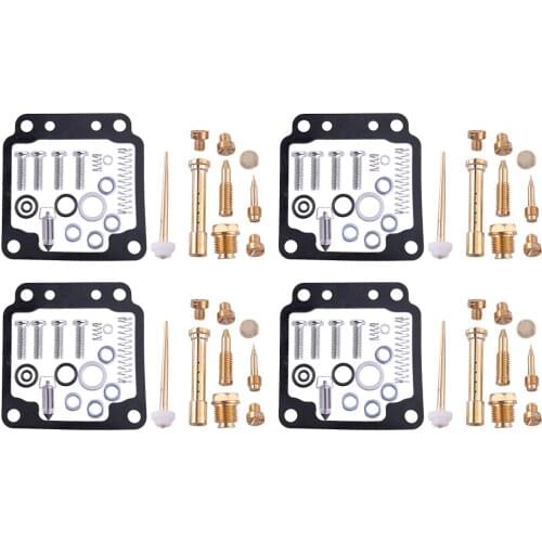 4 Sets Carburetor Repair Rebuild Needle Valve Kits Fit For Yamaha XJ650 Seca Turbo XJ650L XJ650R Accessories
