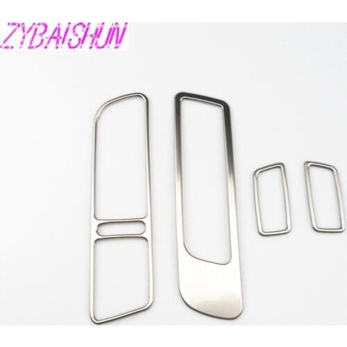 ZYBAlSHUN Windows Elevator button trim sticker for Volkswagen VW Tiguan 2012 2013 2014, automotive accessories