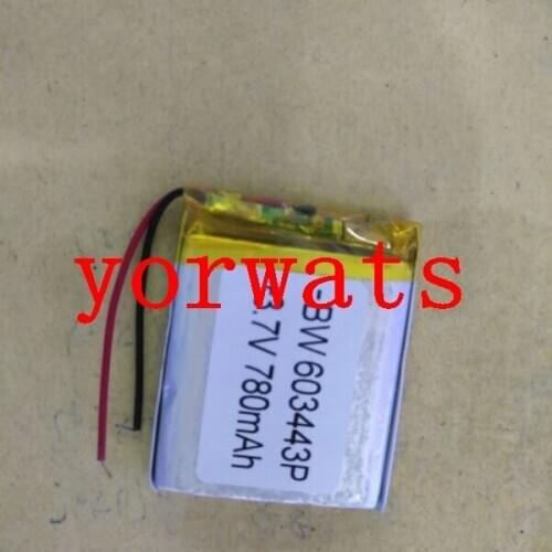New Hot A Rechargeable Li-ion Cell 3.7V polymer lithium battery 603443 063443 780MAH e route LH950 LH980N