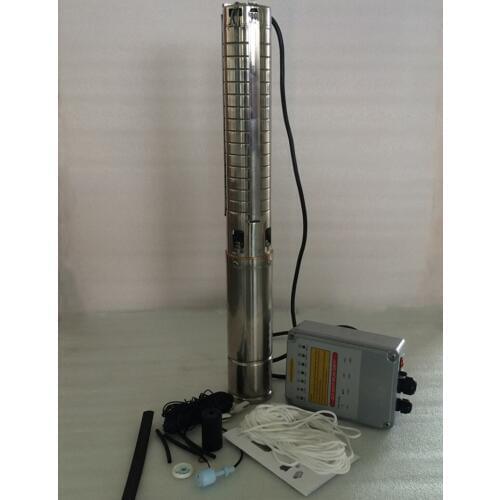 New Series DC48V 750W 3 inch Free Shipping high performance Solar Submersible water Pump max.head 65m Model 3SPSC5.0/65-D48/750