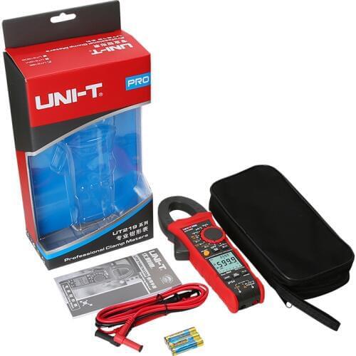 UNI-T UT219M/UT219DS 3 5/6 LCD Backlight Current Voltage Tester Professional AC 600A True RMS Clamp Ammeter Frequency Meter