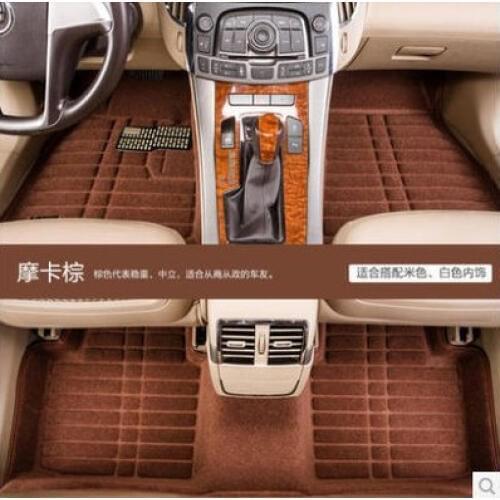 Myfmat new free shipping anti-slip car floor mats wire ring velvet flexible Auto foot rugs carpets waterproof for jetta vw golf