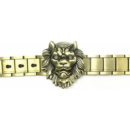 Factory direct sales in 2017, the new youth self-defense alloy belt buckle Wang Shishang belt of wild lion