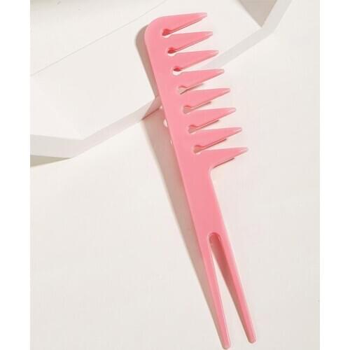 Shaping Wet Pick Wide Tooth Styling Comb Fantail Comb Smooth Comfortable