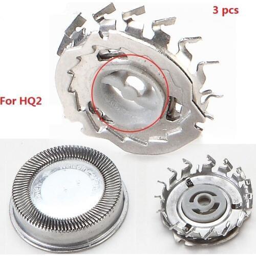 3 x Replacement Razor Blade Head for Philips Norelco HQ2 Razor Shaver Head foil blade cutter for Philips HQ22 HQ282 HQ283 HQ200