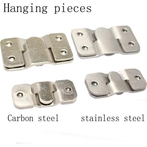 Photo frame hanger,draw picture wall hanging carbon steel,the large,53X30mm thickness 2mm,crippling W shape protruding mount