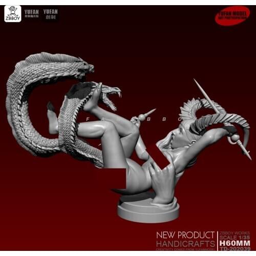 1/35 Resin Kits Satans daughter resin Soldier self-assembled TD-202039