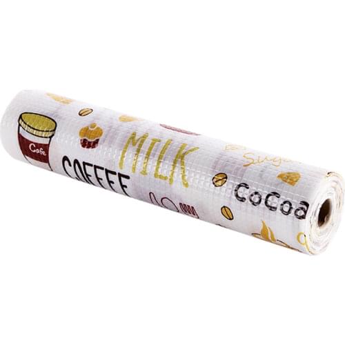 200*45cm/500*30cm Table Drawer Paper Oil-proof Moisture-proof Pad Waterproof Printed Mat Shelf Liner Paper Kitchen Gadgets