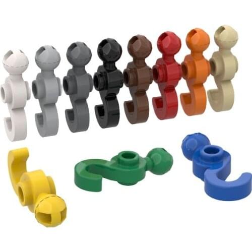 10PCS Assembles Particles 30395 Small Spherical Hook Bricks Building Blocks DIY Education Assembly Parts Toys For Children Gifts