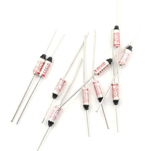 10Pcs SF214E SEFUSE Cutoffs for NEC Thermal Fuse 216 C 216 Degree 10A 250V Celsius Circuit Cut Off Thermal Fuse Thermal Cutoffs