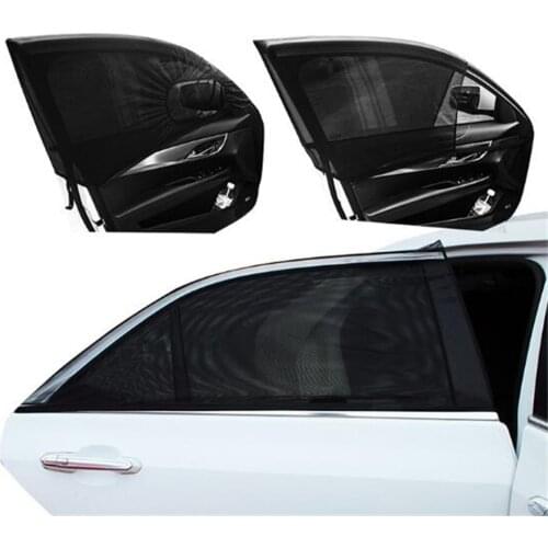 2 Pieces Car Window Cover Sunshade Curtain UV Protection Shield Sunshade Shield Window Protector Window Car Accessories