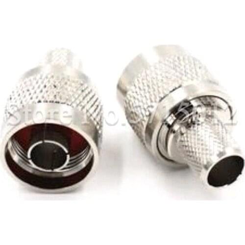 2pcs N-J7 Male Crimping Connector Pure Copper RF Coaxial Connector For Connect RG8 RG213 RG214 Cable