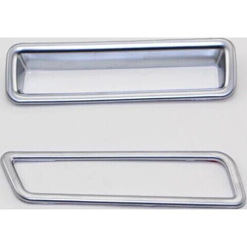 2 Pcs / Set ! Chrome Inner Center Dashboard Console Cover Trim For Hyundai Sonata (LF) 2015 2016 2017