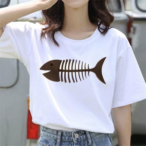 2021 Fashion Women Harajuku Funny Printed T Shirt Soft Female T shirt Casual Short Sleeve Womens T-shirt TX5988