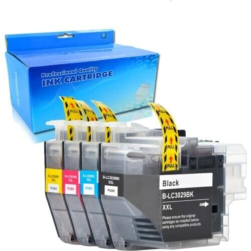 4PK LC3029 Ink Cartridges Compatible for Brother MFC-J5830DW MFC-J5830DW 6535DW