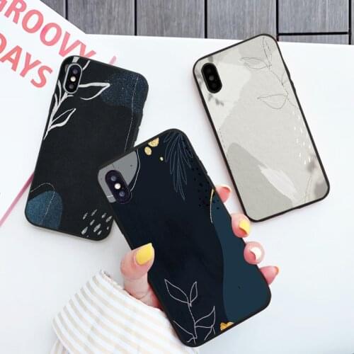 Art Color Abstract Geometry Phone Case For iPhone X XR XS MAX 12 11 Pro Max 7 8 6s Plus SE 2 Soft Silicone Protective Back Cover