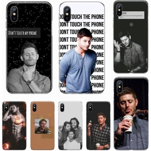 Supernatural Jensen Ackles Shell Phone Case For iphone 12 5 5s 5c se 6 6s 7 8 plus x xs xr 11 pro max