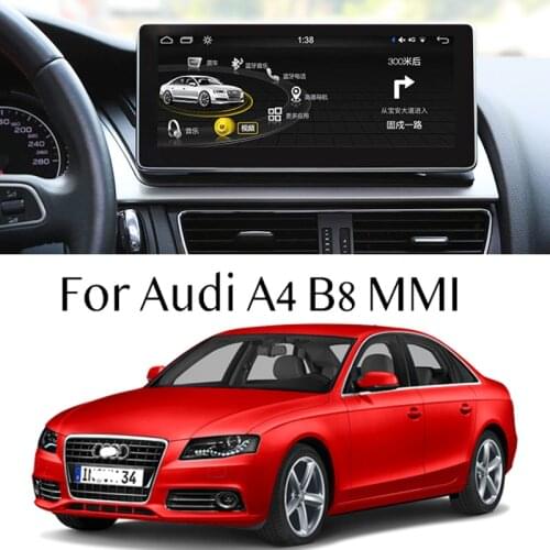 Car Android Internet Multimedia Navi For Audi A4 RS4 8K MMi B8 TDi TFSi GPS Audio Stereo CarPlay 360 Bird View Navigation