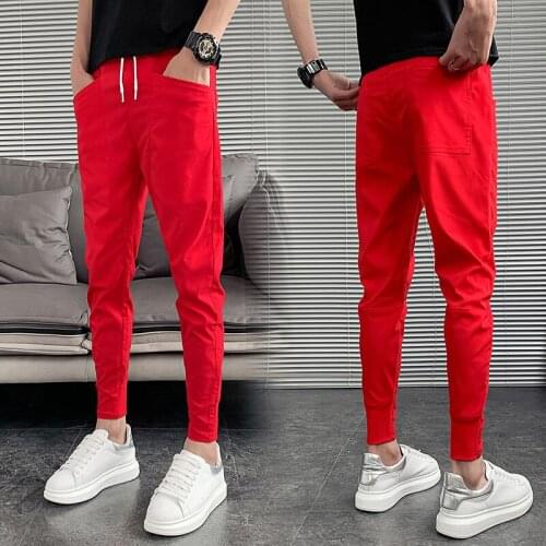 All Match Streetwear Joggers Men Clothing 36-27 Hot Sale Summer Men Harem Pants Fashion 2021 Slim Fit Hip Hop Casual Pants Men