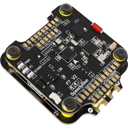 SPEEDYBEE STACK F7 V2 WIFI Bluetooth Flight Controller 45A 4in1 BLHELI_32 ESC 2-6S for FPV Racing Drones Replacement DIY Parts