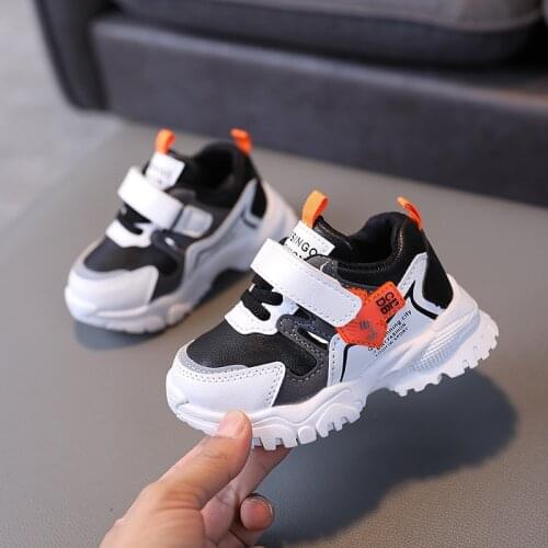 2021 New Autumn Baby Toddler Shoes Boys Girls Kids Sport Shoes Fashion Breathable Running Shoes Soft Bottom Children Sneakers